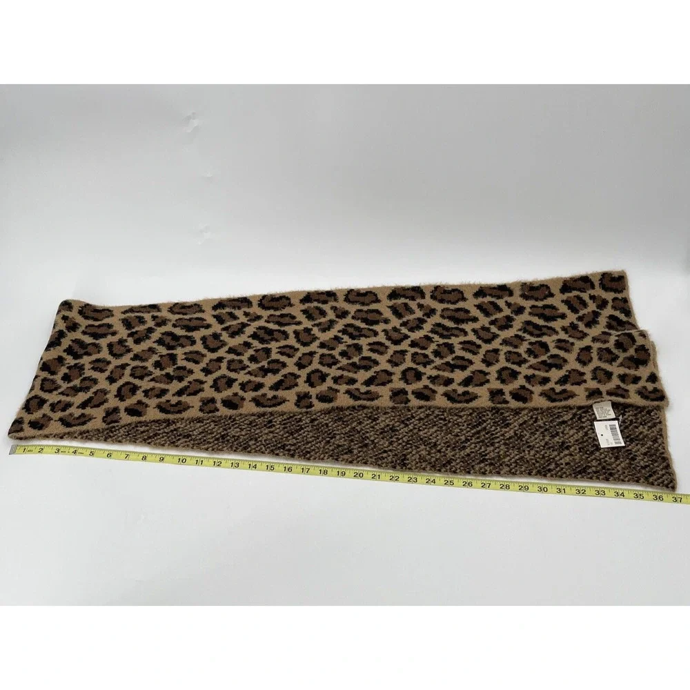 Altar'd State Scarf‎ One Size Leopard 10 x 74